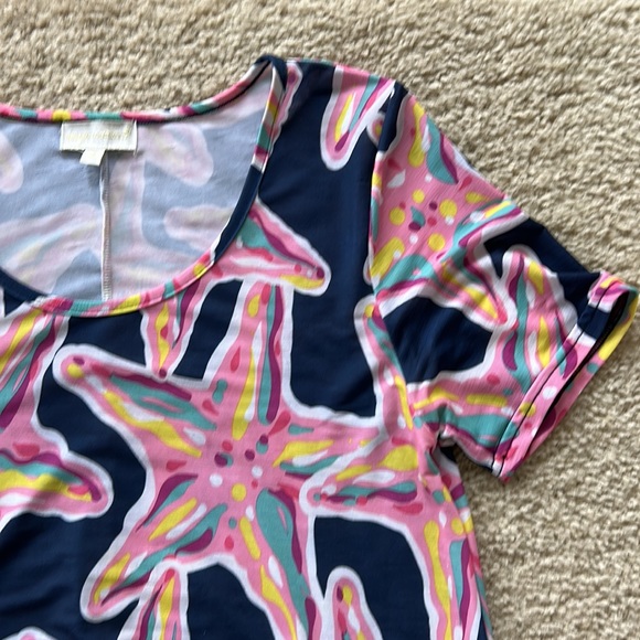 Simply Southern Starfish Print Dress - Picture 4 of 7